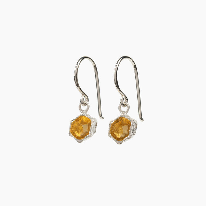 honeycomb prism earrings