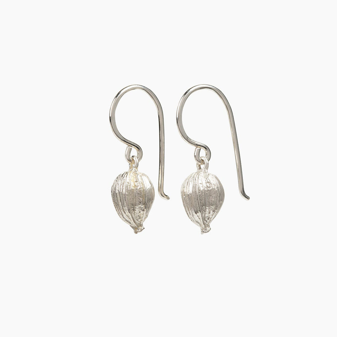 cardamom pod earrings