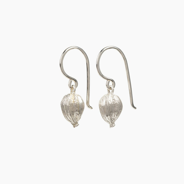 cardamom pod earrings