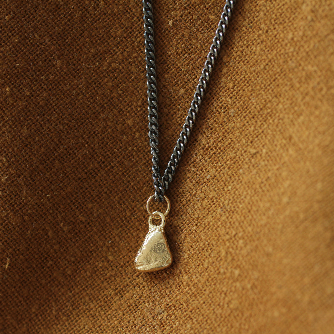 lucky pebble necklace