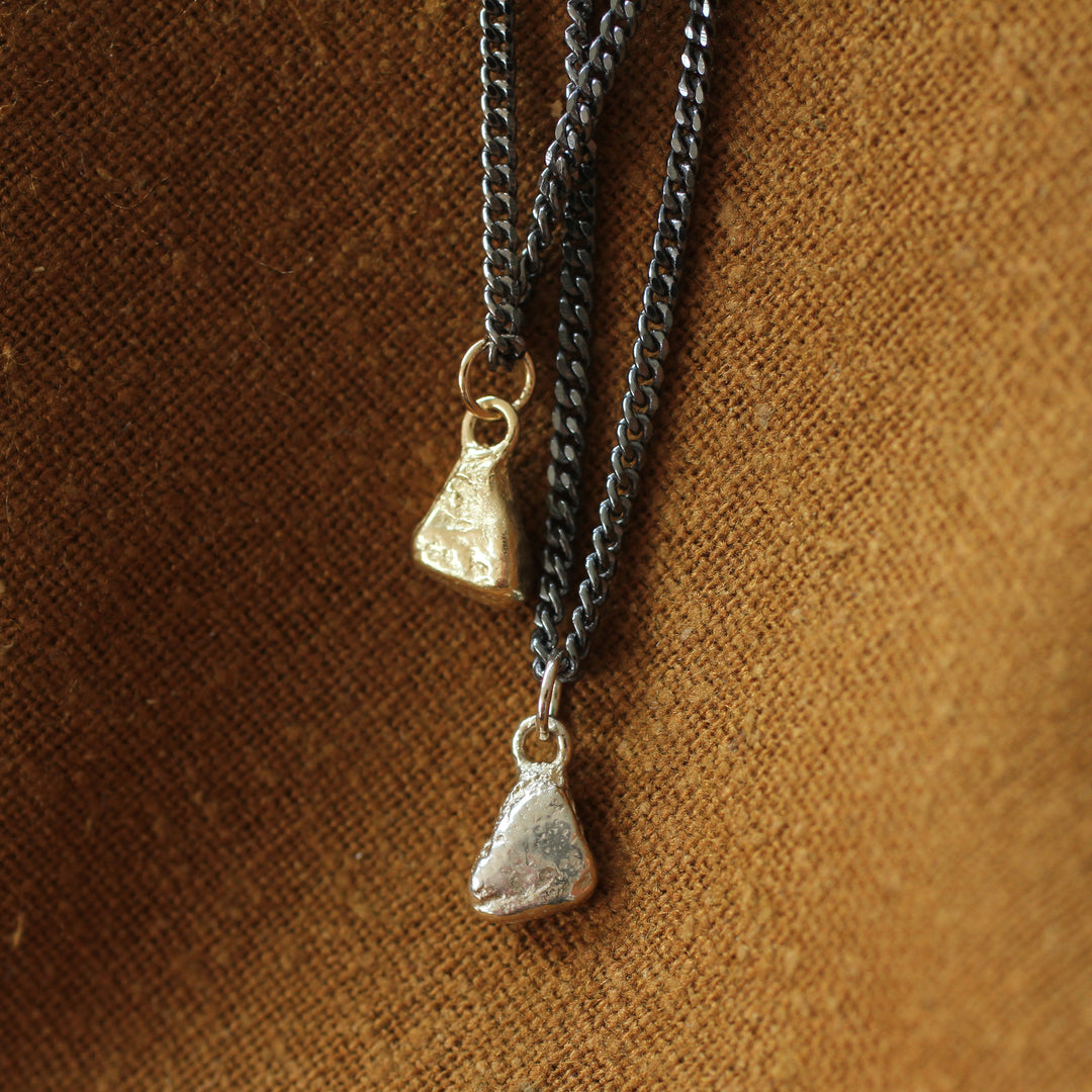 lucky pebble necklace