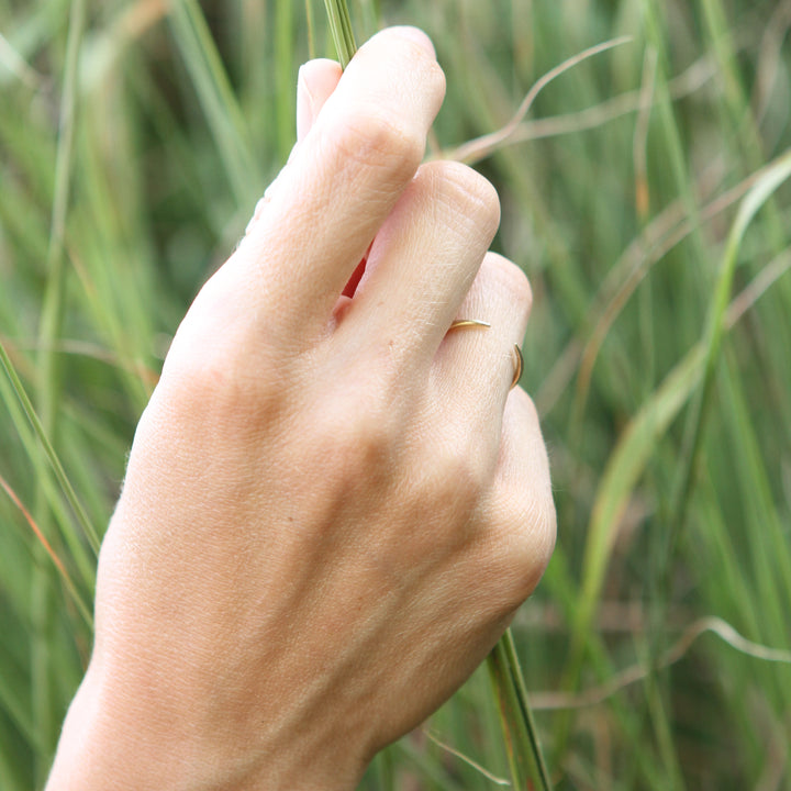 porcupine quill open ring