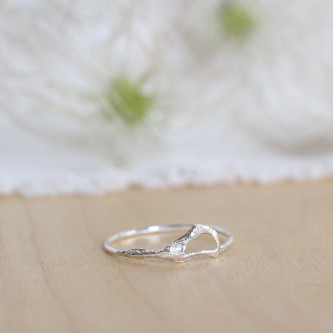tiny bone ring