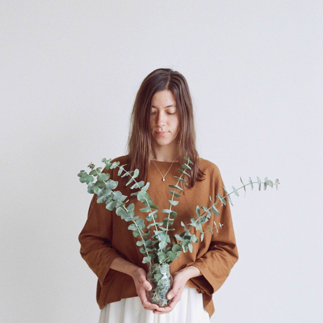 tiny cardamom pod necklace