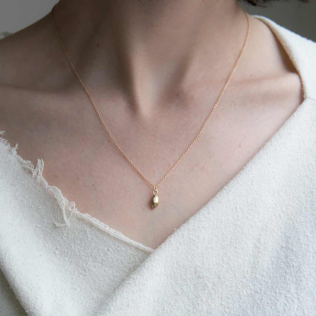 lemon seed necklace