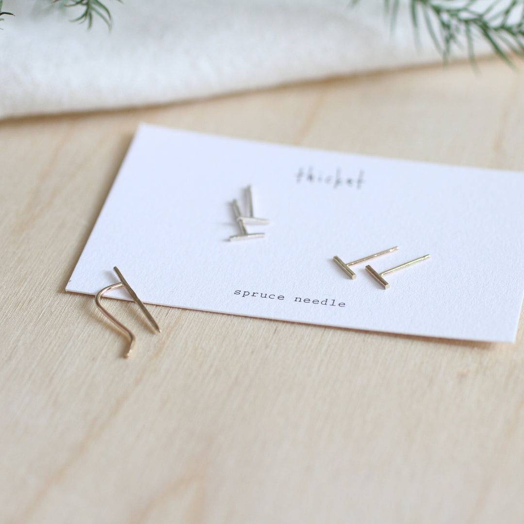 spruce needle studs