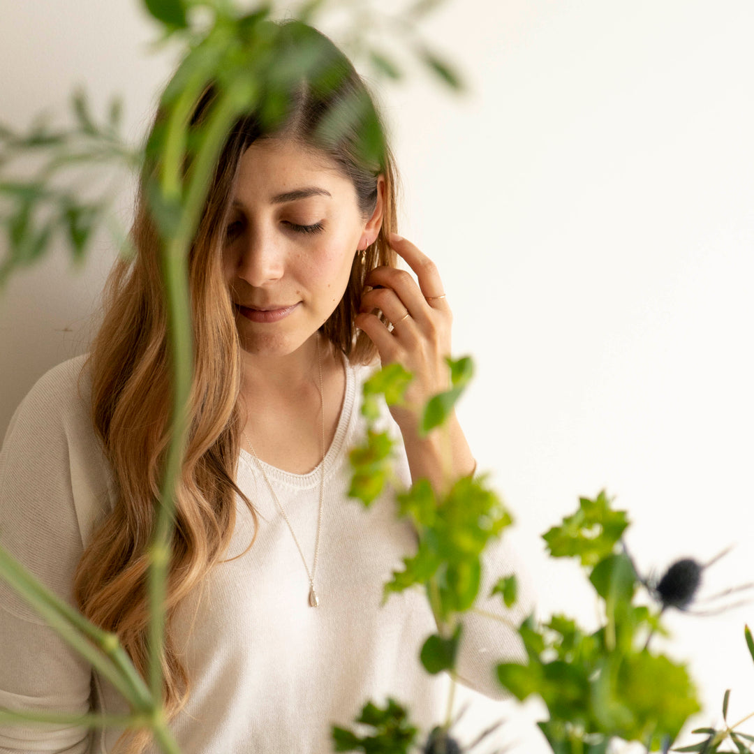 field poppy seed pod necklace