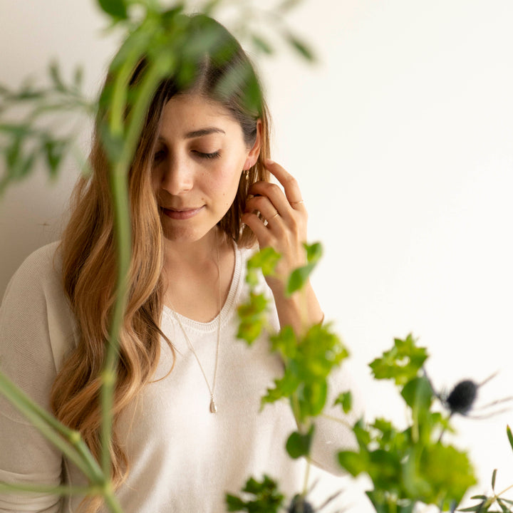 field poppy seed pod necklace