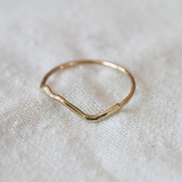 robin nest twig ring