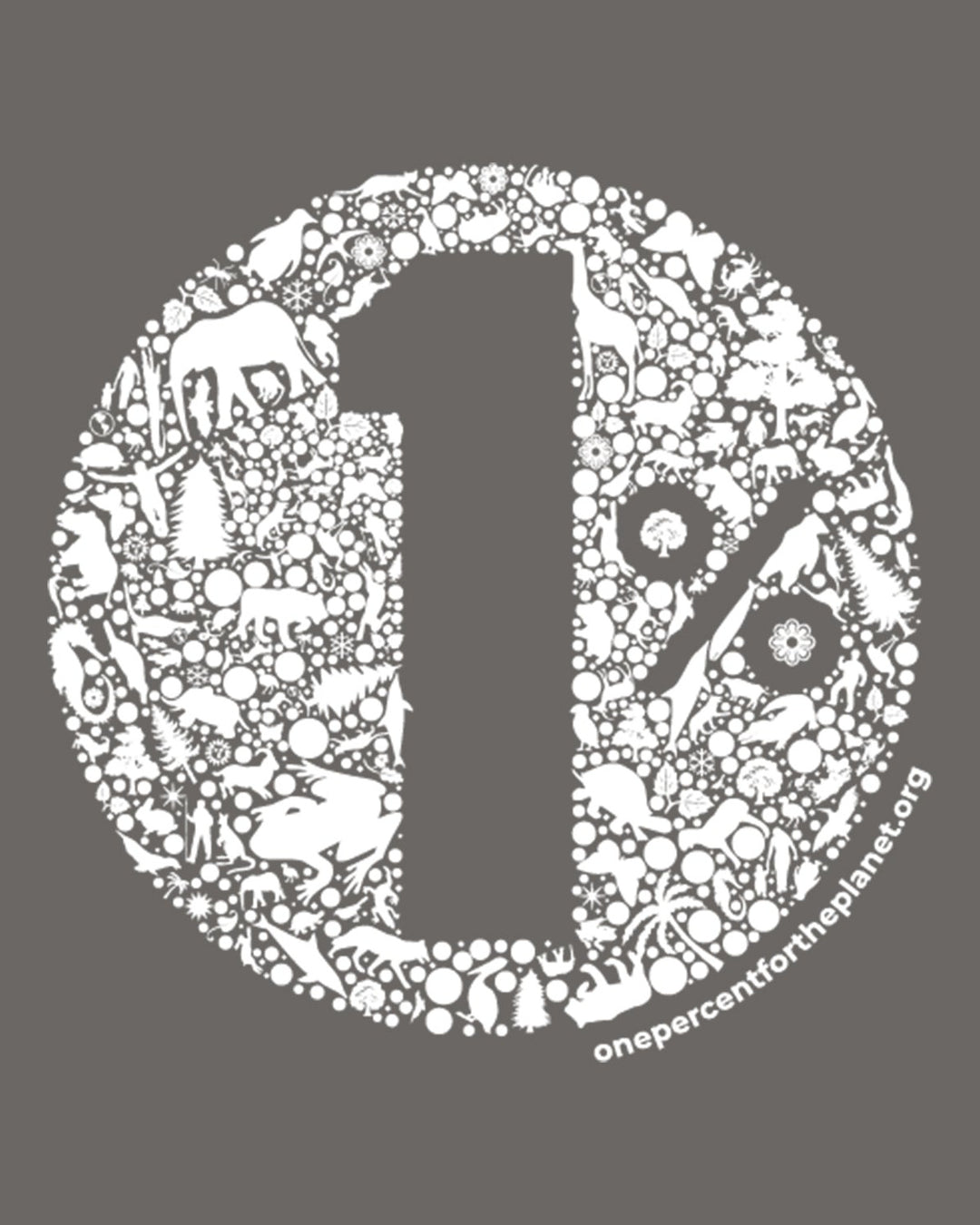 1% for the planet emblem