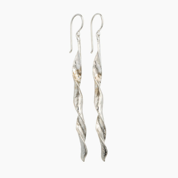 partridge pea seed pod earrings