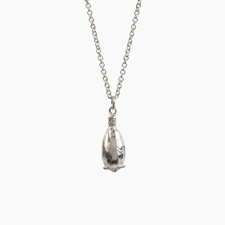 field poppy seed pod necklace