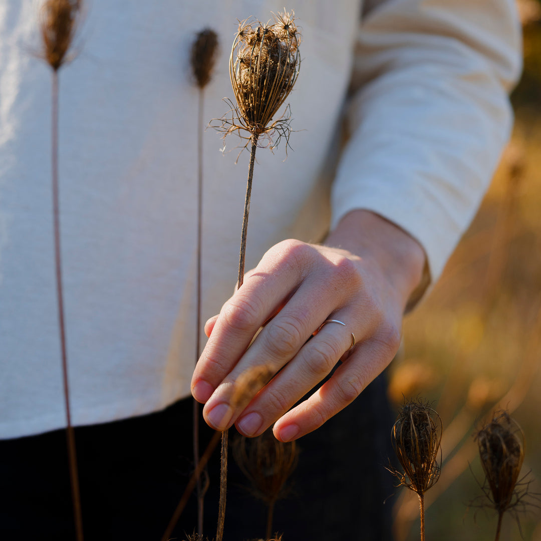 porcupine quill open ring