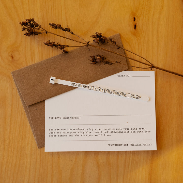 paper birch twig ring