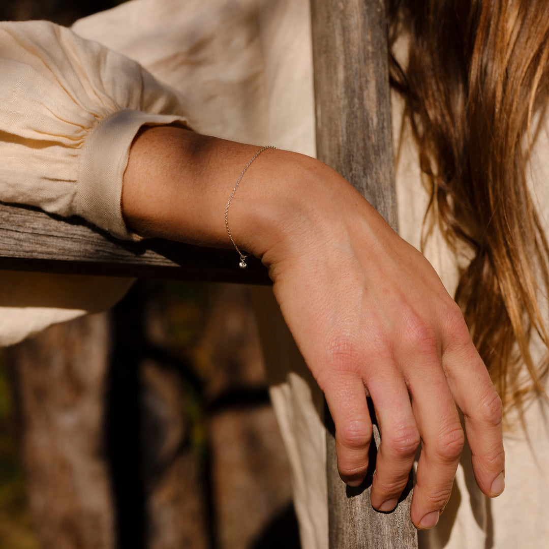 tiny vertebra bracelet