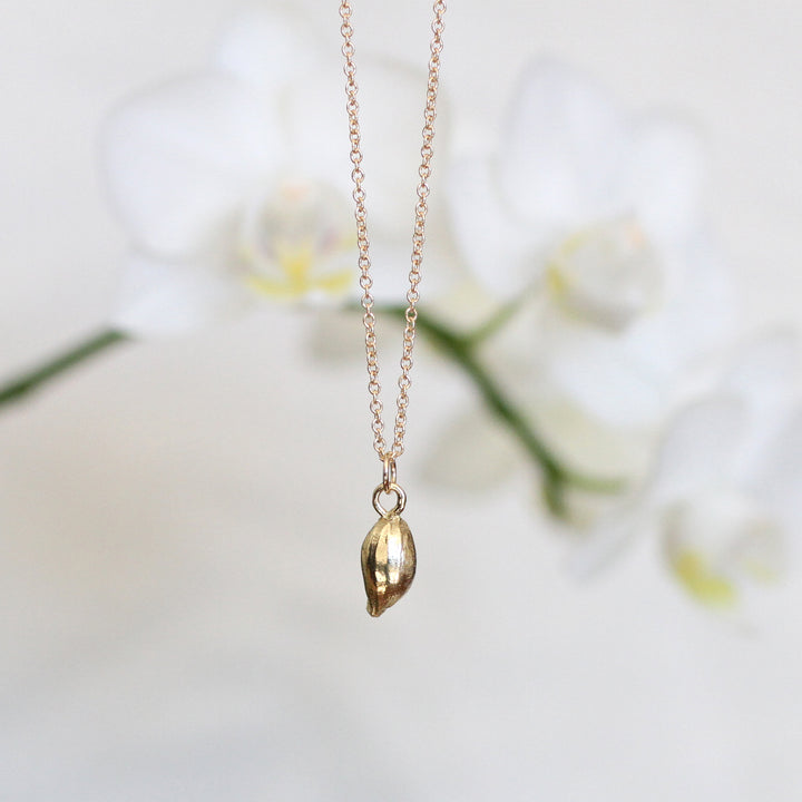 lemon seed necklace