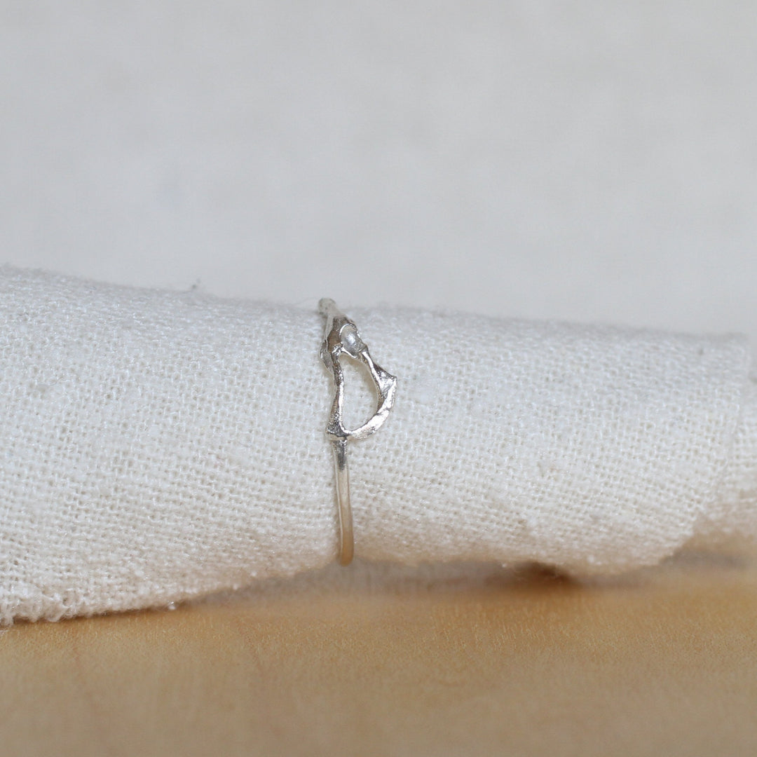 tiny bone ring