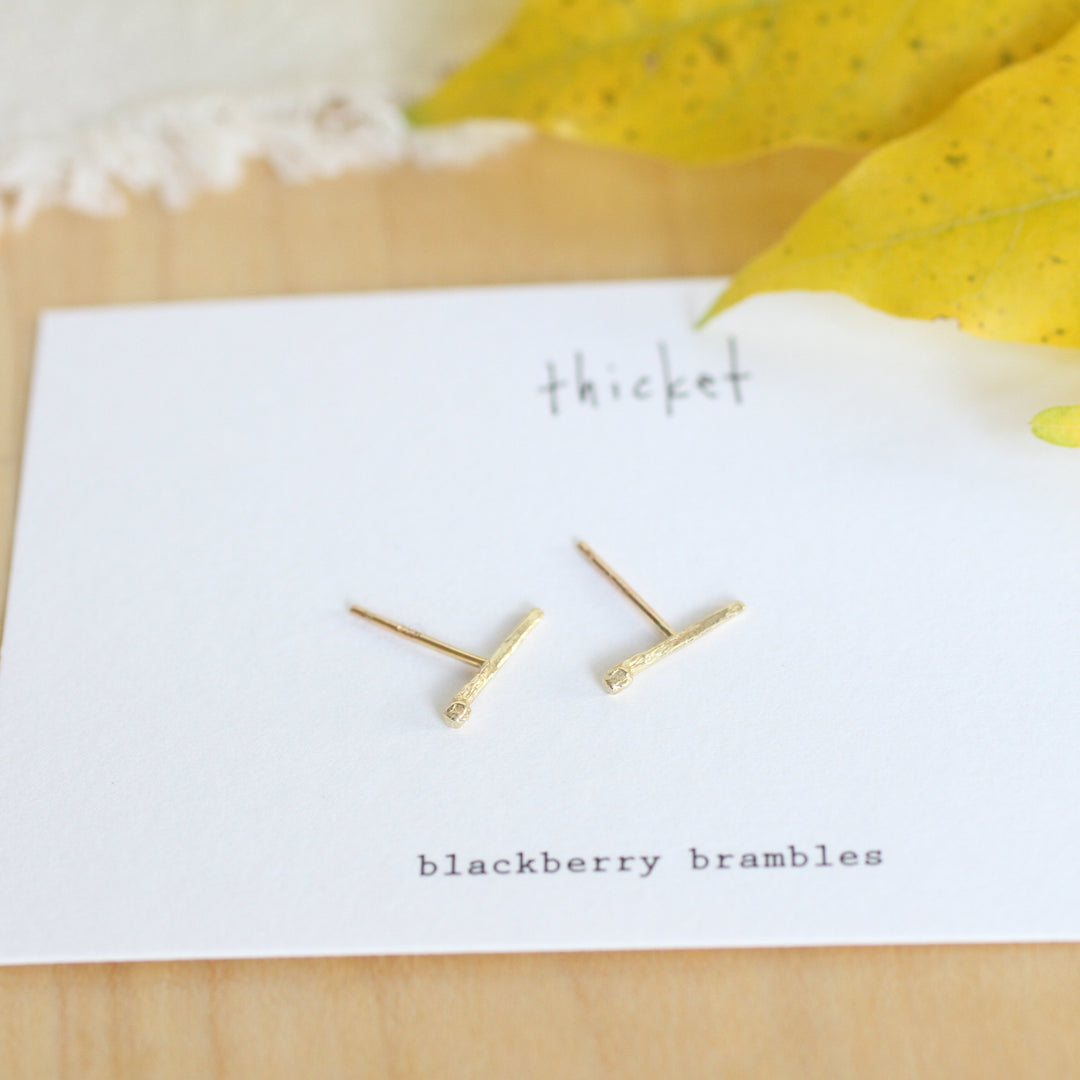 blackberry bramble studs