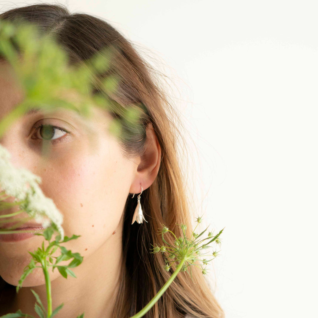 cedrela seed pod earrings