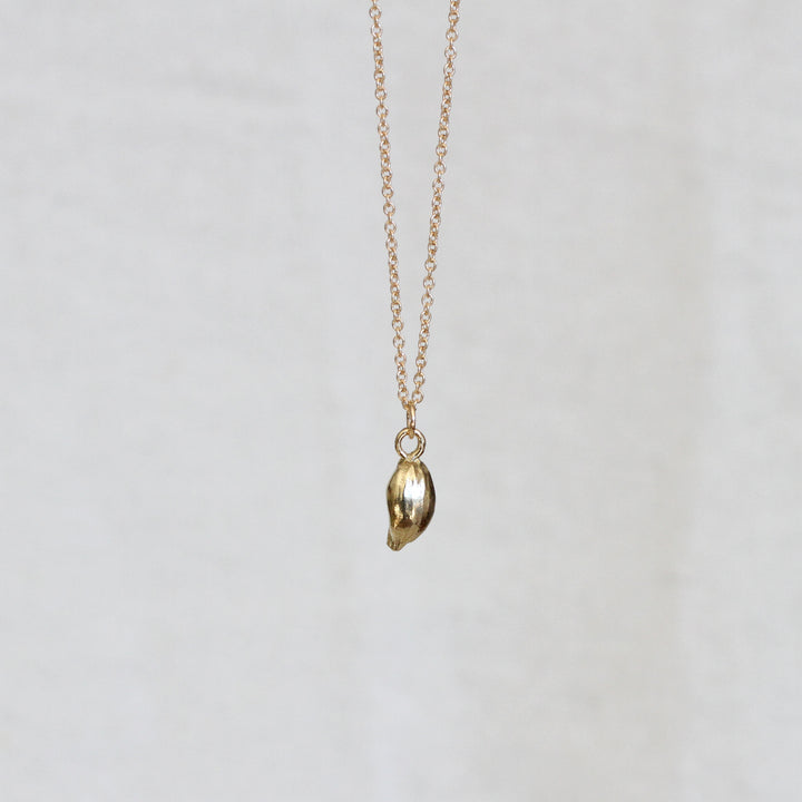 lemon seed necklace