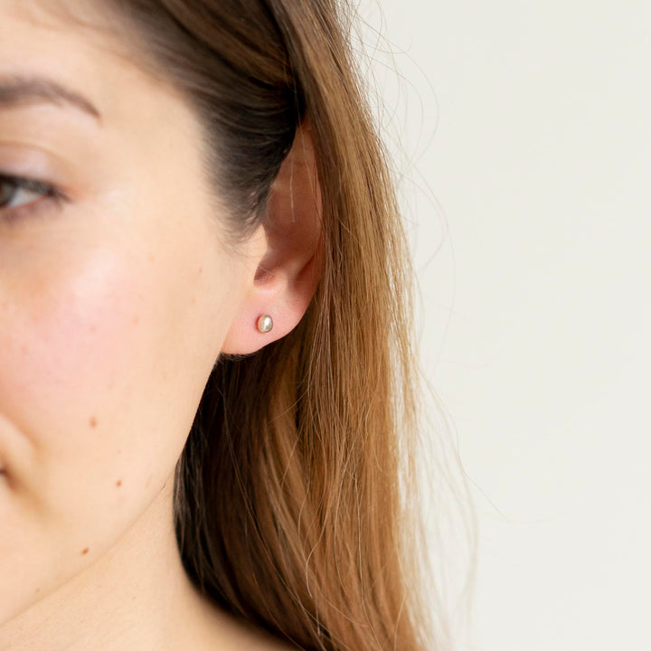 river pebble studs